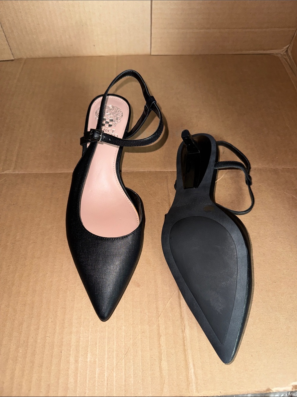 Vince Camuto Riccou Kitten Heel Pump.